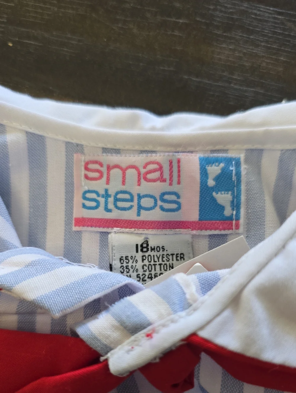 Vintage 90s Small Steps Baby Boy Overall Set. New With Tags. 18 Months. 2pcs